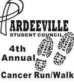 Go to Pardeeville Student Council 4th Annual Cancer Run/Walk (2012)