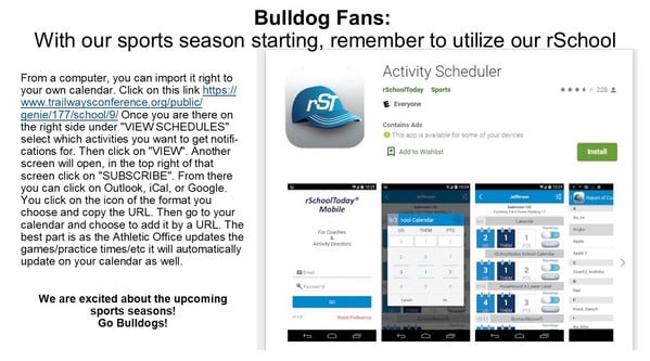 Sports Calendar App