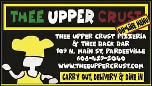 thee upper crust pizzeria logo